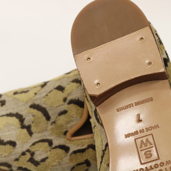 New Stubbs & Wootton Limited Edition Velvet Burnout Animal Print Size 7 Slippers - Picture 10 of 10